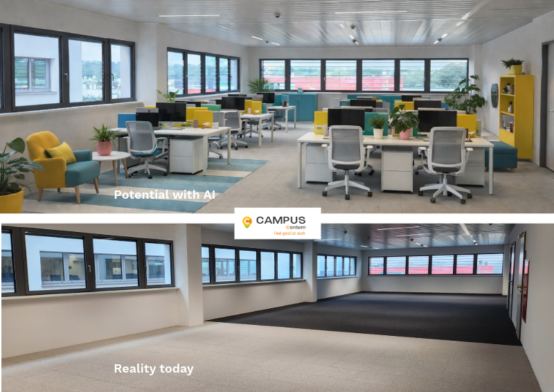 Read more about the article 520 m² on the 1st floor (Damier)