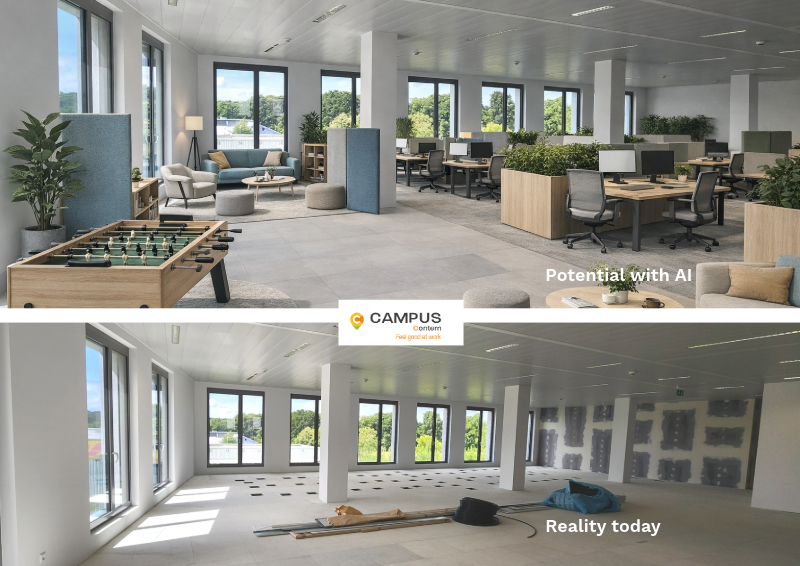 Read more about the article 607 m² on the 1st floor (Epervier)